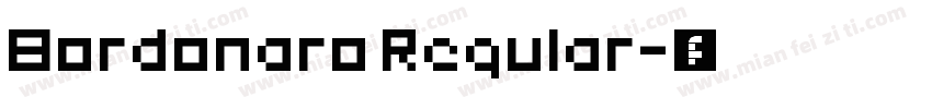 Bordonaro Regular字体转换